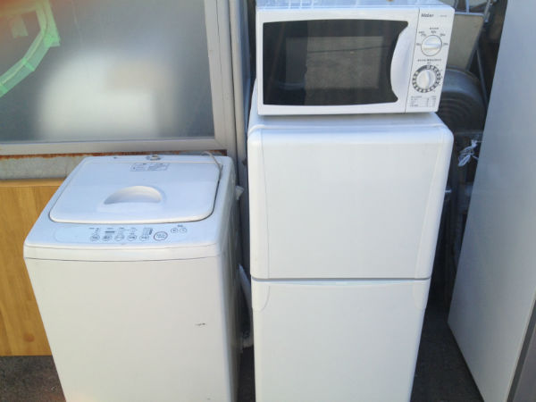 冷蔵庫、洗濯機、オーブントースター、電子レンジを回収しました！！