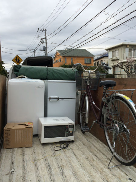 冷蔵庫・洗濯機・電子レンジ・炊飯器・自転車