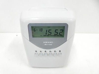 AMANO MX-100 タイム カード レコーダー