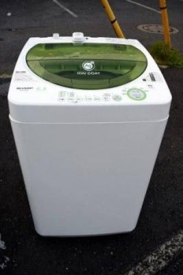 SHARP 全自動洗濯機 5.5KgES-FG55-G
