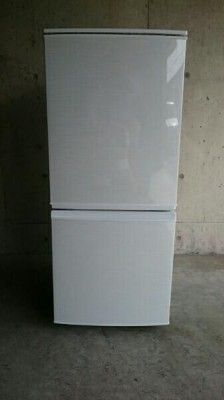 SHARPシャープ 冷凍、冷蔵庫SJ-14X-W