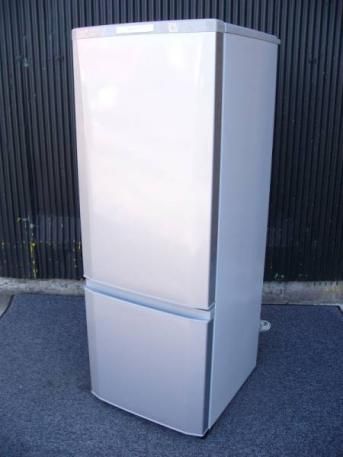 三菱 2ドア168Lノンフロン冷凍冷蔵庫MR-P17X-S